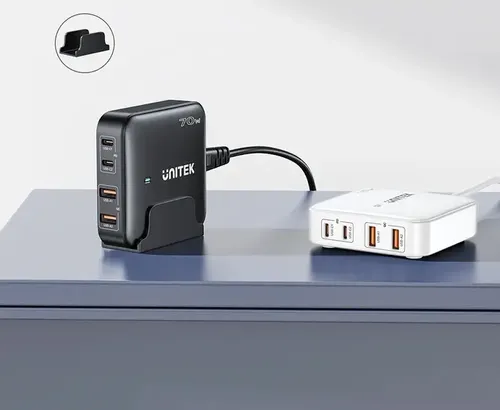 מטען 4 יציאות Unitek P1228ABK01-EU 70W