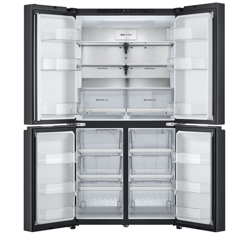 מקרר 4 דלתות 872 ליטר דגם LG GR-929B נירוסטה מושחרת