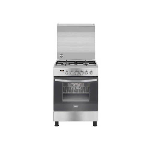 תנור משולב כיריים גז דגם ZCK67326XA ZANUSSI נירוסטה