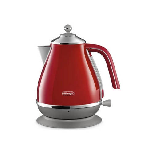 קומקום חשמלי 1.7 ליטר דגם KBOC2001.R DELONGHI בצבע אדום