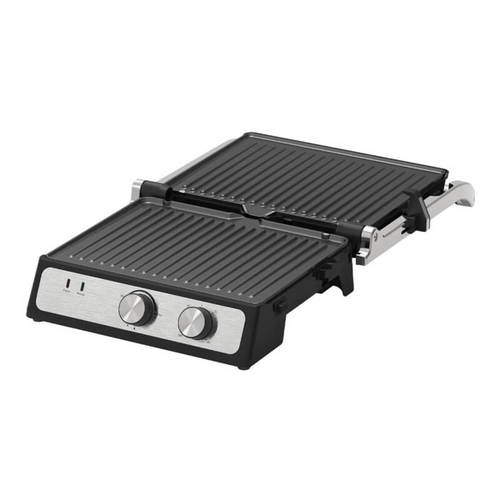 טוסטר לחיצה משולב גריל 4 פרוסות דגם TG560 CHROMEX בצבע כסוף