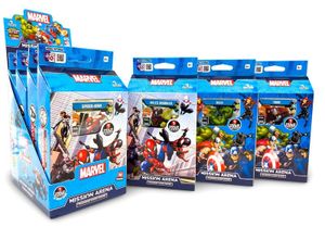 מארז 55 קלפי אספנות גיבורי מארוול + קלף בלעדי סודי ועוד (מגוון)