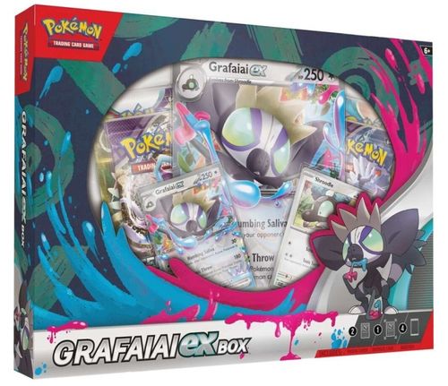 ערכה למשחק קלפים פוקימון Pokemon Grafaiai ex Box