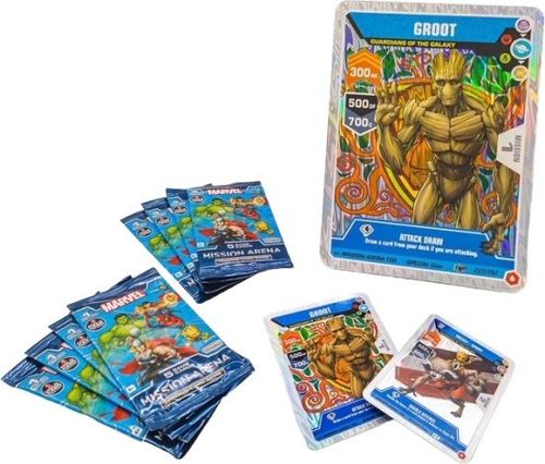 מארז אספנות גיבורי מארוול Marvel Mission Arena - גרוט ורוקט