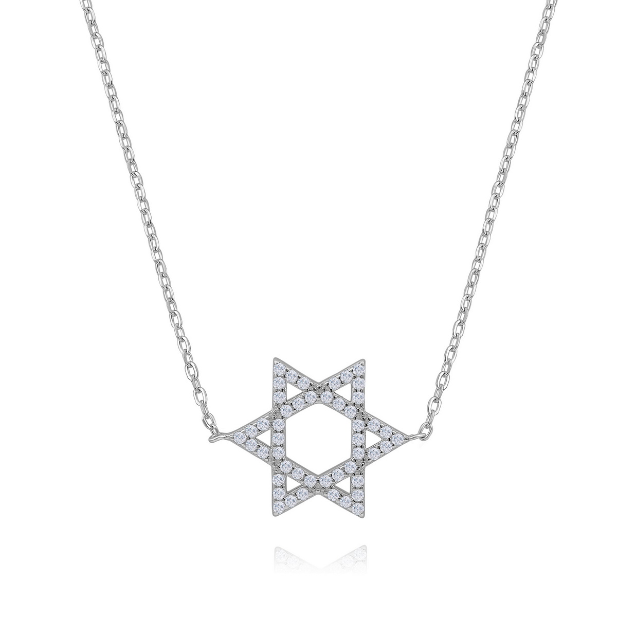 שרשרת מגן דוד כסף 925 סטרלינג