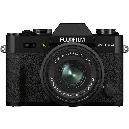 מצלמה פוגי חסרת מראה Fuji-film X-T30 II + 15-45 mm - קיט - יבואן רשמי