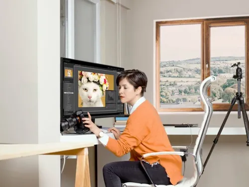 מסך מחשב ColorPro VP2756-4K מסך 27 אינצ' +רמקולים