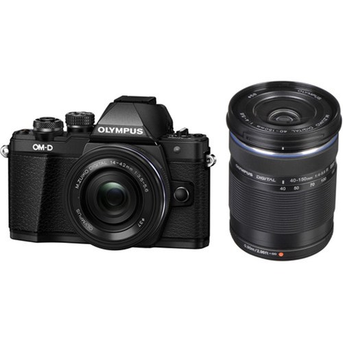 מצלמה חסרת מראה אולימפוס Olympus E-M10ii+14-42mm+40-150mm - קיט