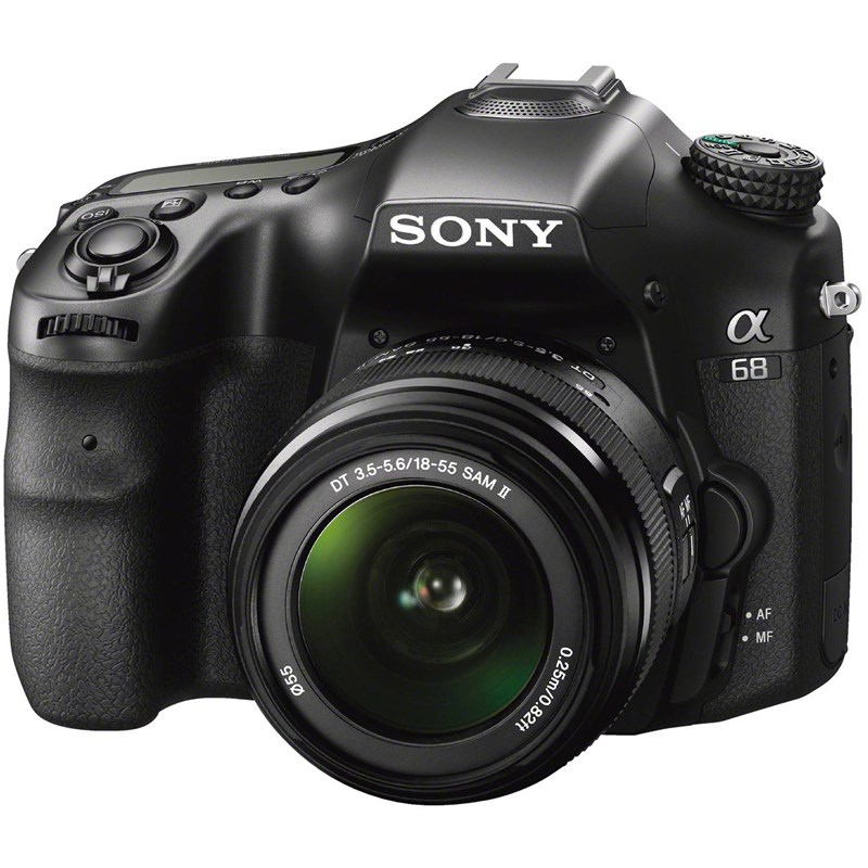 מצלמה חסרת מראה סוני Sony Alpha A68 Dslr Camera + 18-55mm - קיט