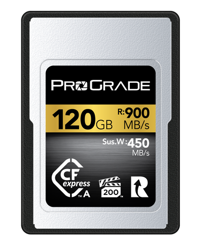 כרטיס זיכרון ProGrade 120GB CFexpress Type A Gold