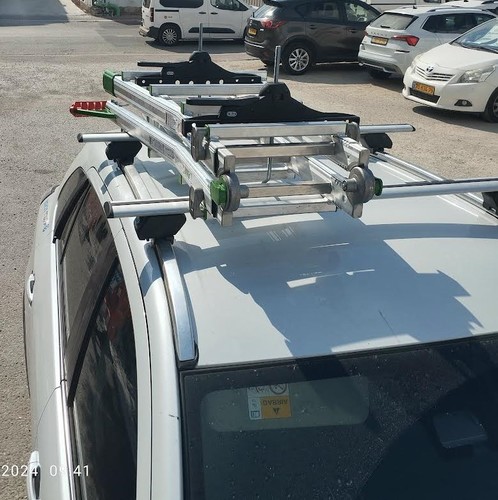 סט מתקן אבטחה לסולם מטר דגם חדש כולל נעילה 941-043 CRUZ ספרד [ זוג ]