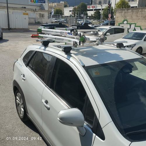 סט מתקן אבטחה לסולם מטר דגם חדש כולל נעילה 941-043 CRUZ ספרד [ זוג ]