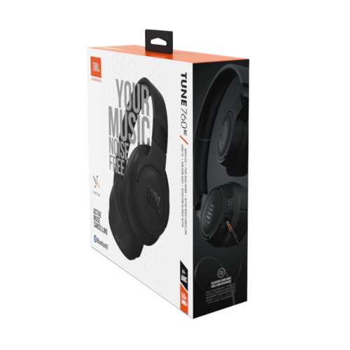 אוזניות קשת אלחוטיות  JBL Tune 760BTNC שחור (יבואן רשמי)