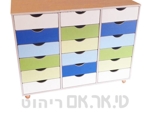 ארונית 18 מגירות - צבעוני