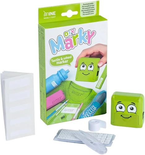 חותמת לסימון בגדים ומוצרי בית ספר MY MARKY (ירוק)
