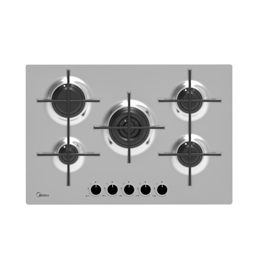 כיריים מידאה גז 5 להבות נירוסטה SLIM DESIGN דגם 75SQ503
