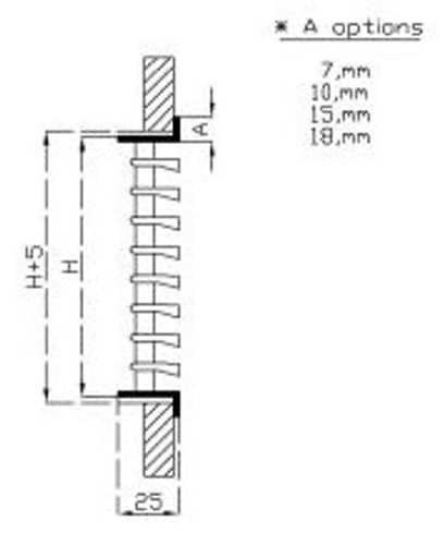 מפזר אויר קירי 80x15 מתכת(דקורר)