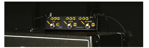 פדל גיטרה Triple Threat עם 3 אפקטים EC6793 מבית DONNER