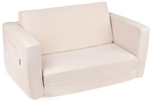 ספונת נפתחת מבד קורדרוי עם כיס צידי לאחסון - אבן