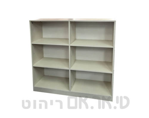 שידה נמוכה ופתוחה לאחסון