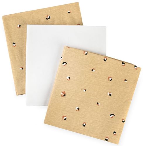 שלישיית חיתולי טריקו 100% כותנה - מנומר