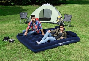 מזרן מתנפח זוגי עם משאבת ניפוח ידנית BestWay Queen PAVILLO Airbeds דגם 67374