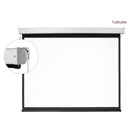 מסך הקרנה חשמלי 100 אינץ' 2.00×1.50 מטר LUMI