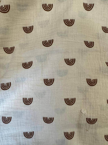 טטרה קשתות חומות על רקע שמנת