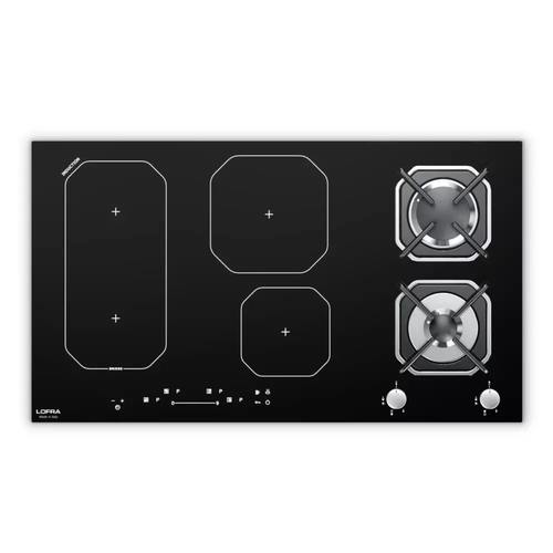 כיריים גז משולבות אינדוקציה 90 ס