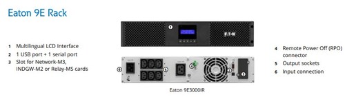 אל פסק ומייצב מתח Eaton 9E3000IR