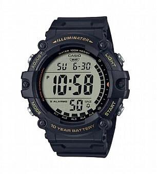 שעון יד דיגיטלי עם רצועת סיליקון Casio AE-1500WHX-1AVDF
