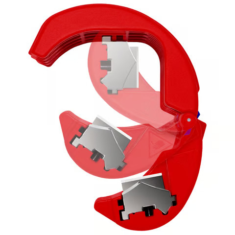 חותך לצינורות פלסטיק ושרוולי איטום KNIPEX BiX קניפקס ביקס 20-50 n