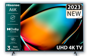 טלוויזיה Hisense 43A6K 4K 43 אינטש הייסנס
