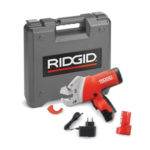 חותך צינורות פלסטיק חשמלי נטען Ridgid