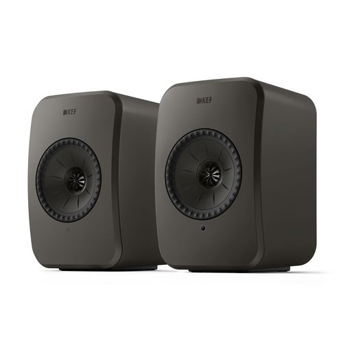 זוג רמקולים מדפיים מוגברים kef LSX II LT - צבע אפור גרפיט