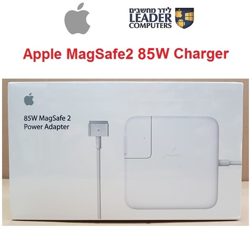 מטען מקורי אפל 85 וואט | MacBook Pro / MacBook Air | Apple 85W MagSafe2