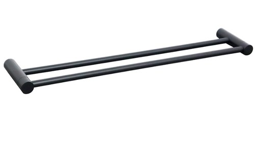 מוט מגבת כפול 60 ס״מ STYLO-4748-BL שחור מט 