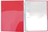 תיקיית אינדקס A4  עם ספירלה וגומיות VITAL COLORS, עם 40 ניילונים (אדום) OFFICE BOX