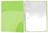 תיקיית אינדקס A4  עם ספירלה וגומיות VITAL COLORS, עם 20 ניילונים (ירוק) OFFICE BOX