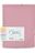 תיקיית אינדקס A4  עם ספירלה וגומיות BLUSH, עם 40 ניילונים ( ורוד פסטל) OFFICE BOX