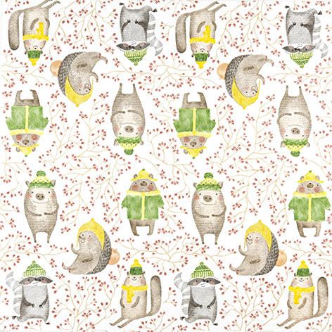 מפיות נייר 20 יח' Sweet Buddies