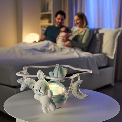 מובייל 3 ב 1 עם מקרן קשת בענן - בז'