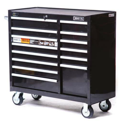 עגלת כלים מקצועית 14 מגירות מעמס כבד ROHER 1093701