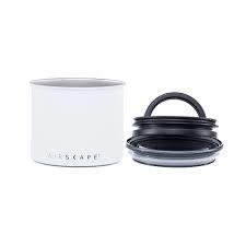 מיכל איחסון עם שסתום AIRSCAPE matte White צבע לבן נירוסטה
