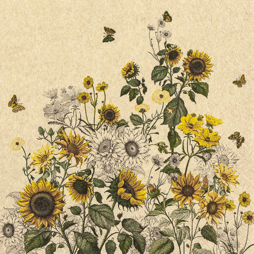 מפיות נייר 20 יח' Sunflower Field