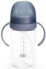בקבוק אימון עם ידיות ופיית סיליקון לגיל 6M+ ללא טיפטוף 250 מ"ל - כחול