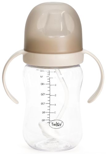 בקבוק אימון עם ידיות ופיית סיליקון לגיל 6M+ ללא טיפטוף 250 מ