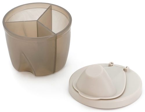 מחלק מנות 3 תאים עם פתיחה קלה - בז'