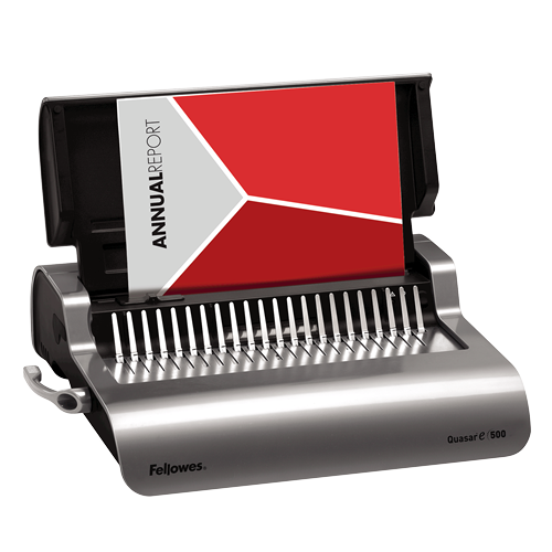 מכשירי כריכה Fellowes  Quasar-E 500 Electric Comb Binder 