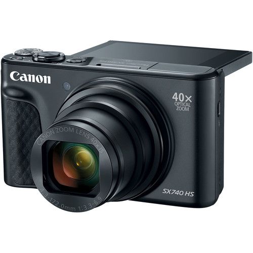 מצלמה קומפקטית Canon PowerShot SX740 HS צבע שחור